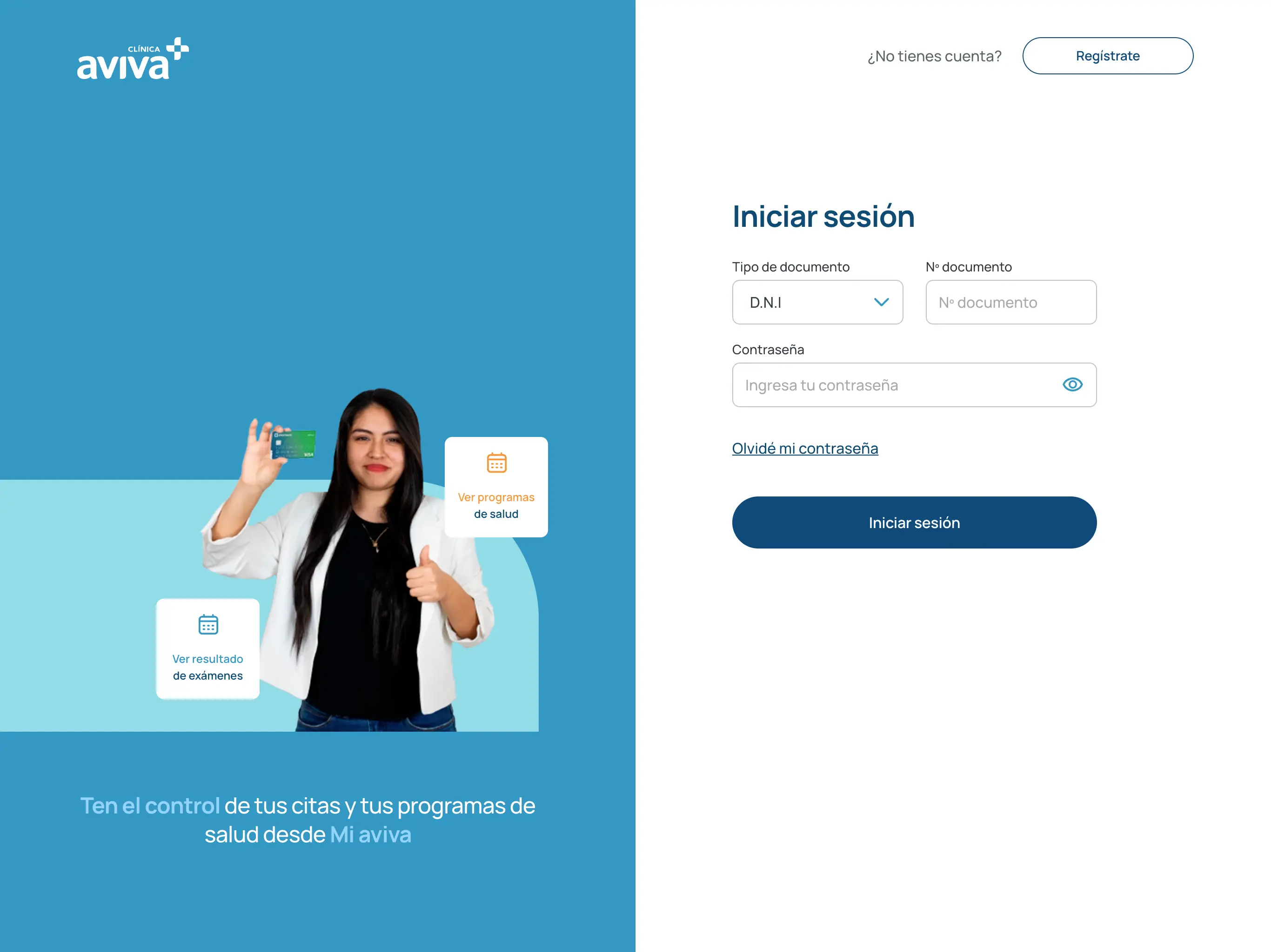 Portal del Paciente desktop preview