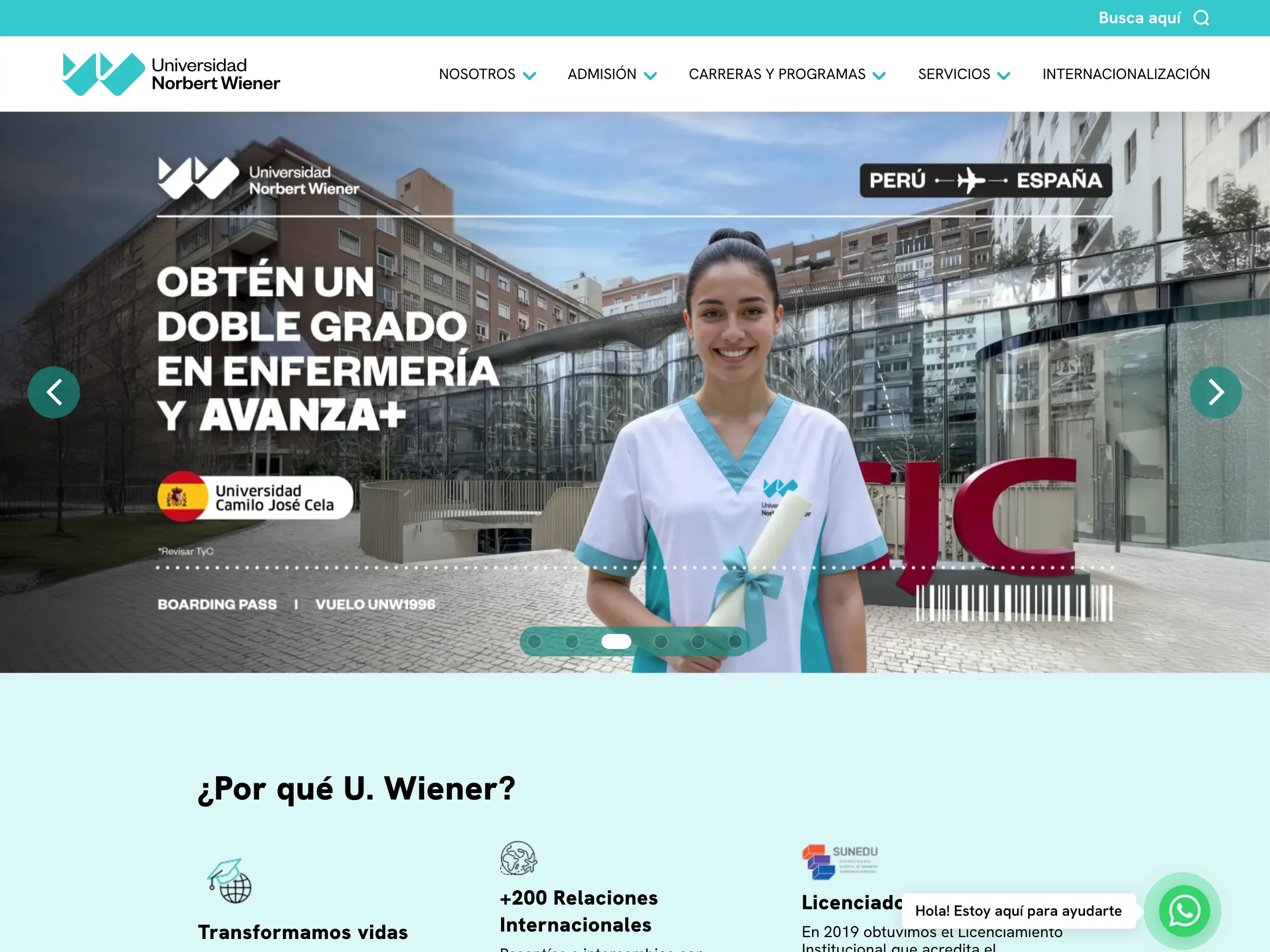 Website Institucional desktop preview